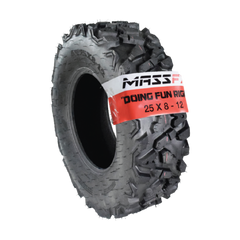 MASSFX QL25812 6PLY 25" 25x8-12 Front ATV Tire 25x8x12