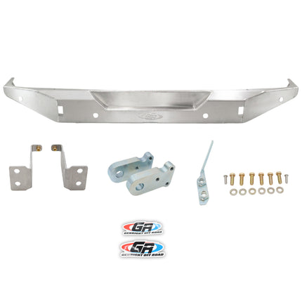 Gen-Right RBB-10220 Aluminum Rear Bumper for Jeep Wrangler JL / JLU - High Clearance with Tow Points, Factory Receiver Hitch Compatible, Bolt-On - Made in the USA