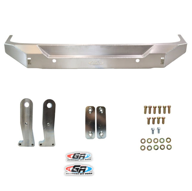 Gen-Right RBB-8220 Aluminum Rear Bumper for Jeep Wrangler JK & JKU - High Clearance, Direct Bolt-On, Lightweight - Made in the USA