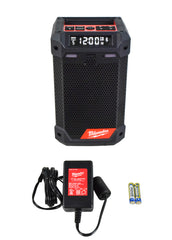Milwaukee 2951-20 M12 12-Volt Lithium-Ion Cordless Bluetooth/AM/FM Jobsite Radio