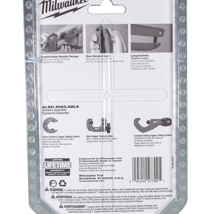Milwaukee 48-22-4210 1-5/8" Ratcheting Pipe Cutter