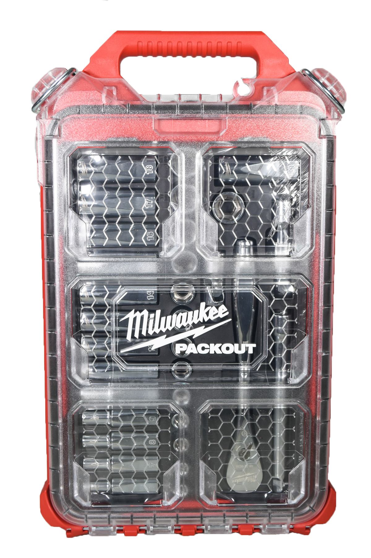 Milwaukee 48-22-9482 3/8 in. Drive Metric Ratchet and Socket Mechanics Tool Set with PACKOUT Case (32-Piece)