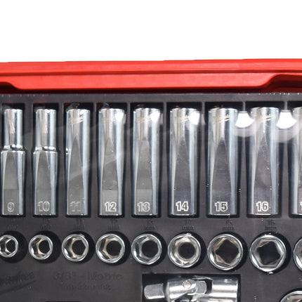 Milwaukee 48-22-9482 3/8 in. Drive Metric Ratchet and Socket Mechanics Tool Set with PACKOUT Case (32-Piece)