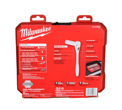Milwaukee 48-22-9504 1/4" Drive 28pc Ratchet & Socket Set - Metric