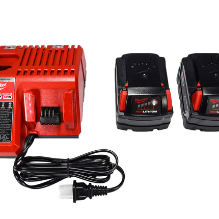 Milwaukee M18 FUEL 18-Volt Lithium-Ion Brushless Cordless Reciprocating Saw Kit W/two 5.0 Ah Batteries Charger & Hard Case 2821-22