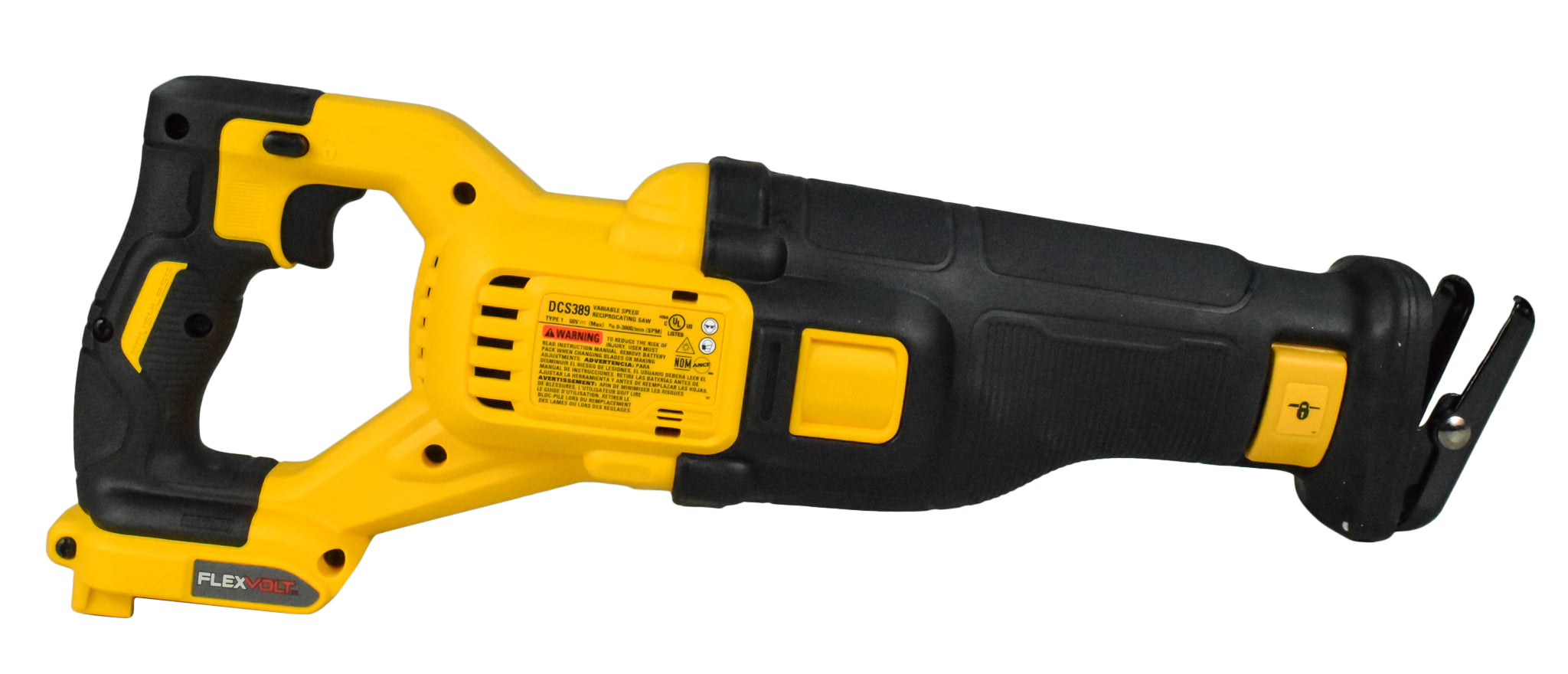 DeWalt DCS389B FLEXVOLT 60V MAX Cordless Brushless Reciprocating Saw (Bare Tool)