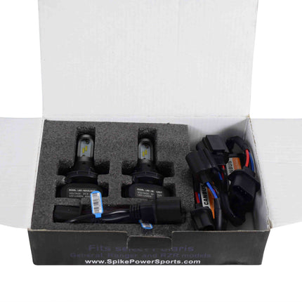 Spike Powersports 63-1293 LED Replacement Bulb Kit – High-Output Plug-and-Play LED Bulbs – Brighter White Light, Low Power Draw, Direct OEM Replacement for UTV, ATV & Off-Road Applications