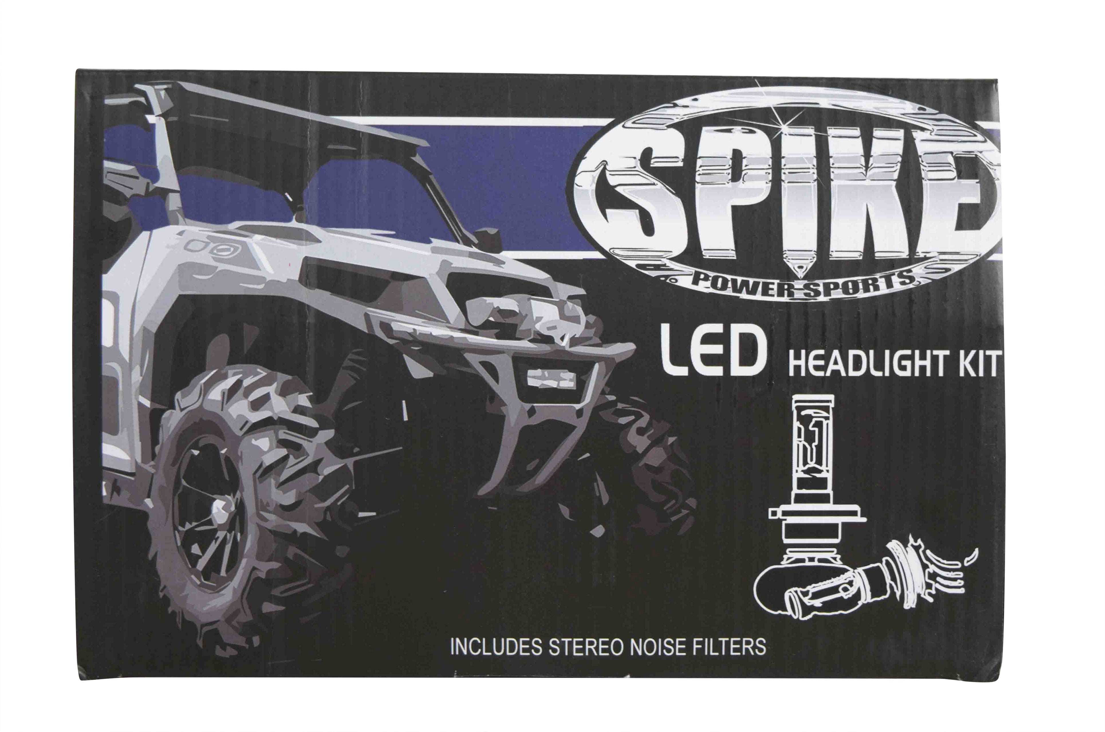Spike 63-1293 LED Replacement Bulb Kit (ATV/UTV Polaris vehicles) with LED Filter