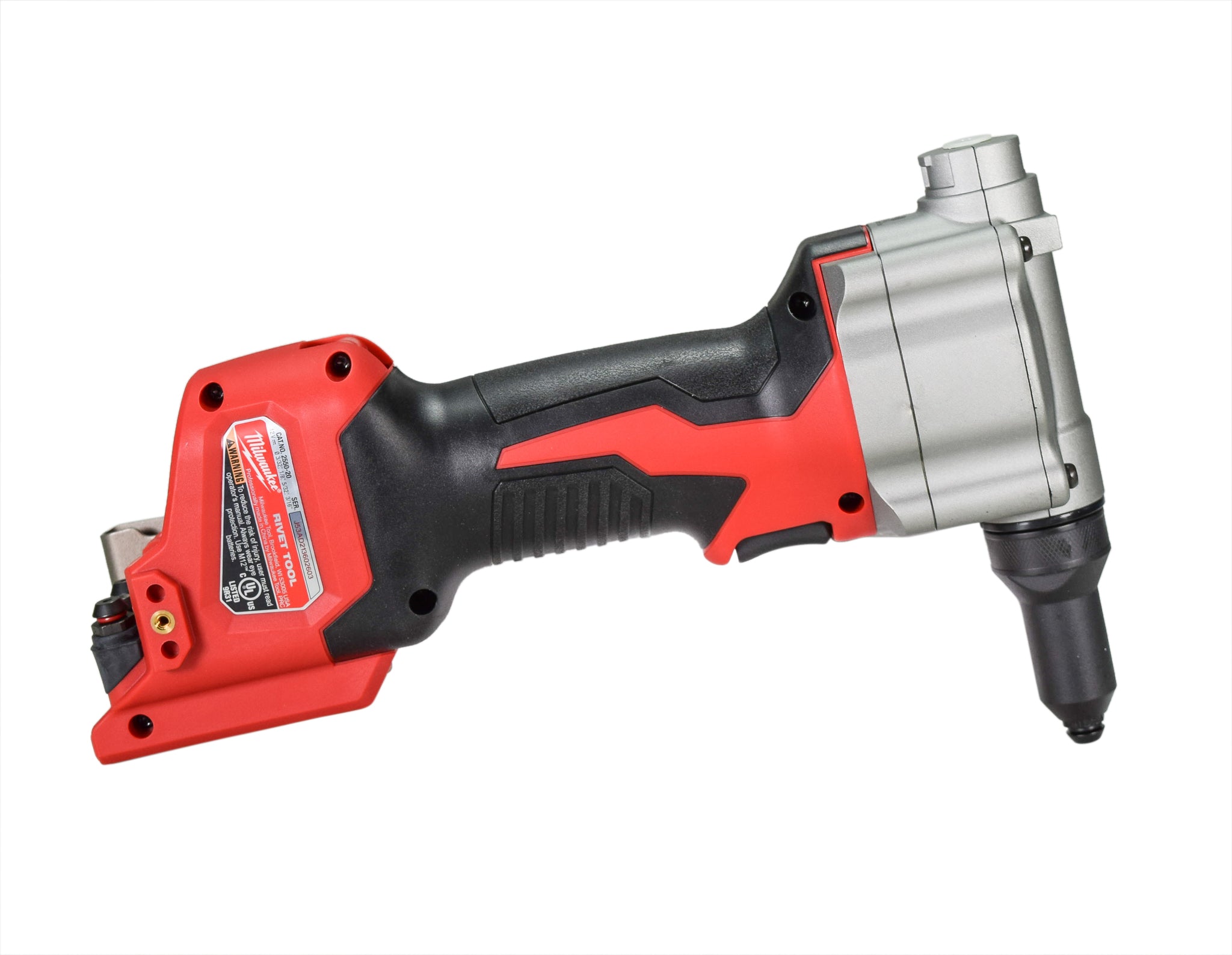 Devon Rivet Tool Milwaukee M12 12-Volt Lithium-Ion Cordless Ergonomic Rivet Tool Gun (T ...