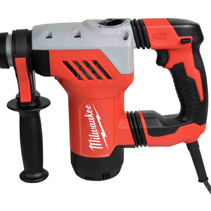 Milwaukee 1-1/8" SDS-Plus Rotary Hammer Kit – 8.0 AMP Corded Hammer Drill with Anti-Vibration Technology, Variable Speed, Hammer/Drill/Chisel Modes, Side Handle, Depth Rod, Carrying Case