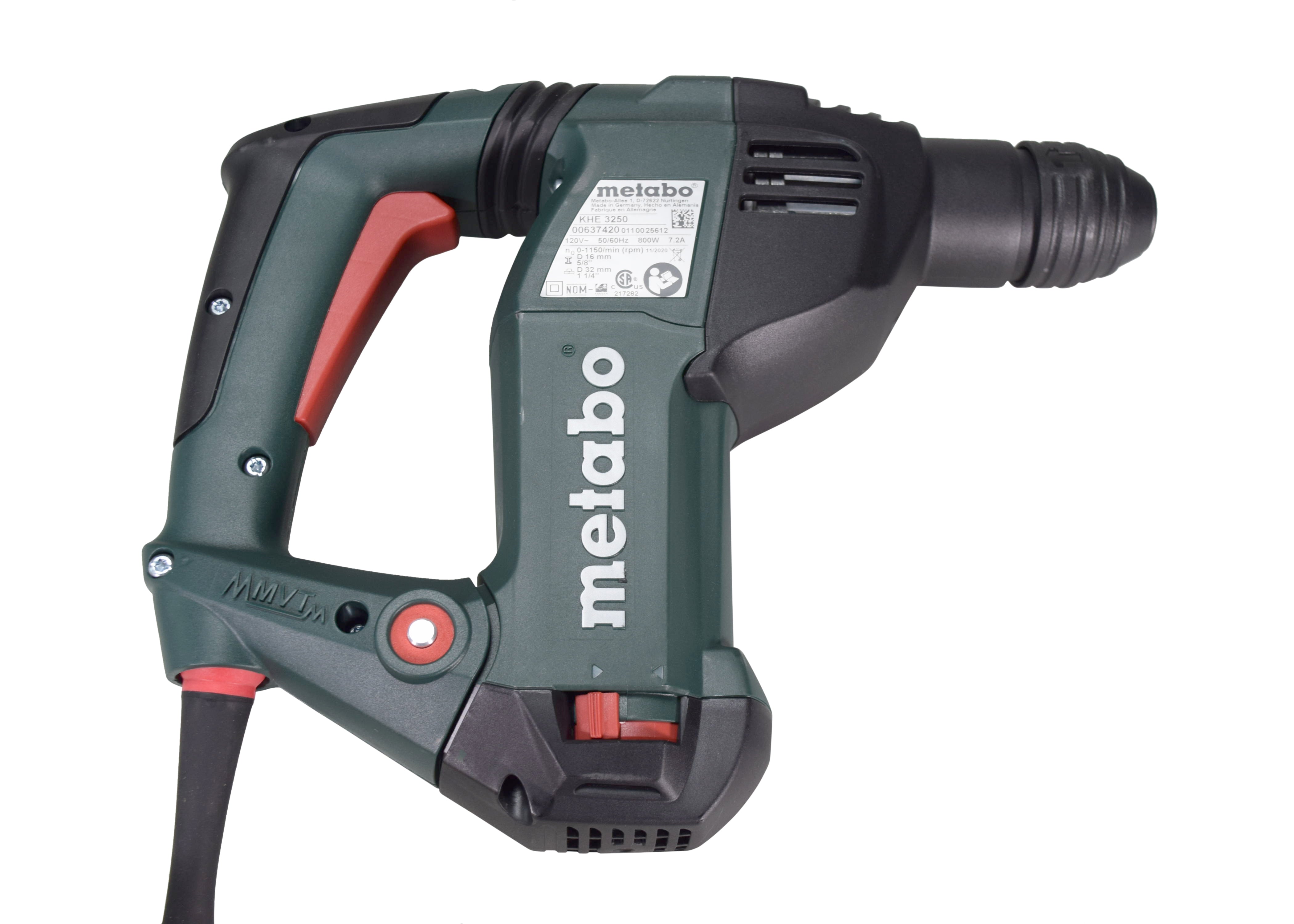 Metabo 600637420 KHE 3250 1 1/8-Inch 800-watt SDS Plus Rotary Hammer with Rotostop (CLONE)