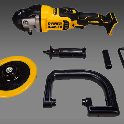 DEWALT 20V MAX XR Cordless Polisher, Rotary, Variable Speed, 7-Inch, 180 mm, Tool Only (DCM849B)