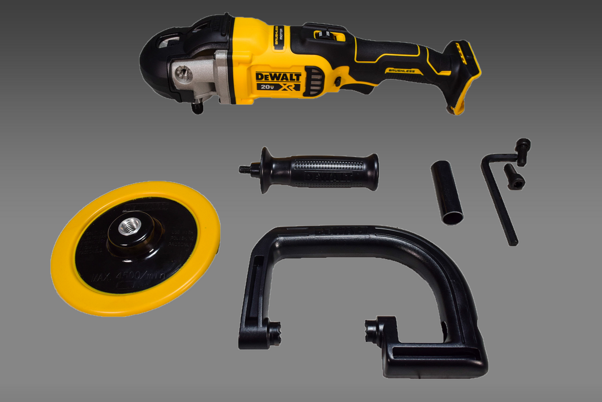 DEWALT 20V MAX XR Cordless Polisher Rotary Variable Speed 7 Inch 1 Mass Depot