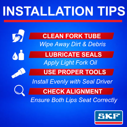 SKF KITB-43O Black Fork Seal Kit for