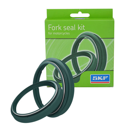 SKF KITG-35M Fork Seal Kit for Marzocchi 35 mm Motorcycle Fork Suspension Fits Marzocchi 35 mm, Premium Replacement Oil Dust Seals, Dirt Bike MX Offroad Motorcycle Front Fork Rebuild Kit Component.