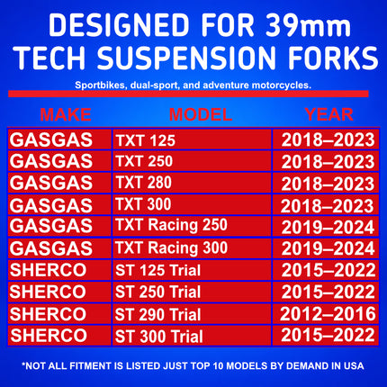 SKF KITG-39T Fork Seal Kit, Tech Suspension 39 mm, Green Green, Fits Tech Suspension 39 mm, Premium Replacement Oil Dust Seals, Dirt Bike MX Offroad Motorcycle Front Fork Rebuild.