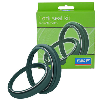 SKF KITG-43M Fork Seal Kit for Marzocchi 43 mm Motorcycle Fork Suspension Fits Marzocchi 43 mm, Premium Replacement Oil Dust Seals, Dirt Bike MX Offroad Motorcycle Front Fork Rebuild Kit Component.