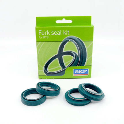 SKF MTB35M Fork Seal Kit, Marzocchi 35 mm 4-Piece Kit, Fits Marzocchi 35 mm, Premium Low Friction Replacement Oil Seals, Mountain Bike MTB Cycling Front Fork.