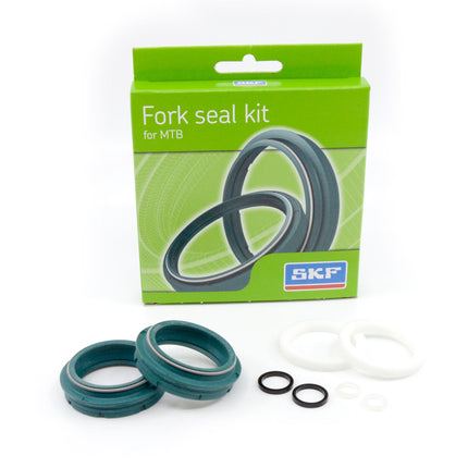 SKF MTB36F Fork Seal Kit for Fox 36mm Mountain Bike Suspension 07-14 Fits Fox 36 mm (Model Years 2007-2014), Premium Low Friction Oil Seals, Wiper Kit, Mountain Bike MTB Cycling Front Fork.