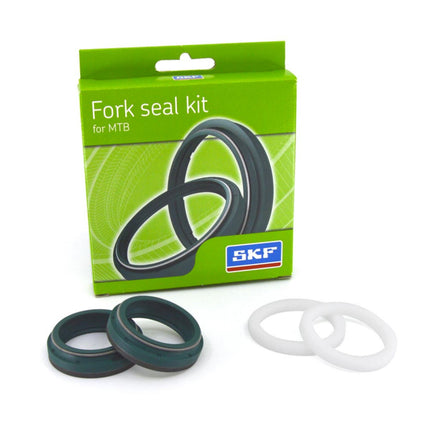 SKF MTB37MU Fork Seal Kit for Manitou 37mm Mountain Bike Suspension Fits Manitou 37 mm, Premium Replacement Oil Seals, Wiper Kit, Mountain Bike MTB Cycling Front Fork Service Maintenance.