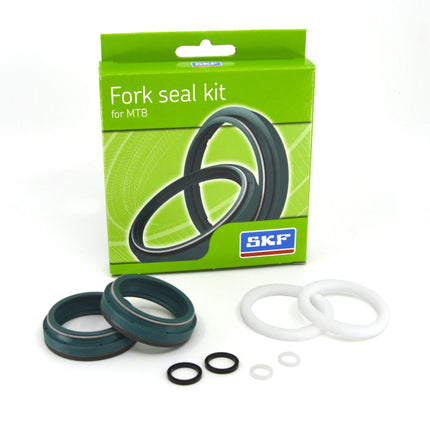 SKF MTB38FN Fork Seal Kit for Fox 38mm Mountain Bike Suspension Fits Fox 38 mm, Premium Replacement Oil Seals, Wiper Kit, Mountain Bike MTB Cycling Front Fork Service Maintenance Items.