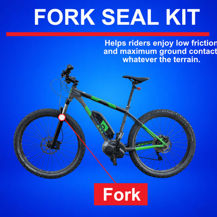 SKF MTB38OHL Fork Seal Kit for Ohlins 38mm Mountain Bike Suspension Fits