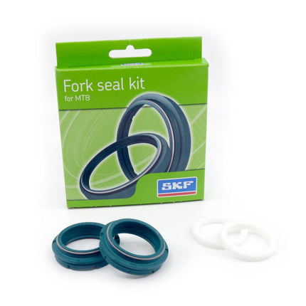 SKF MTB38SU Fork Seal Kit for SR Suntour 38mm Mountain Bike Suspension Fits SR Suntour 38 mm, Premium Replacement Oil Seals, Wiper Kit, Mountain Bike MTB Cycling Front Fork Service Overhaul.
