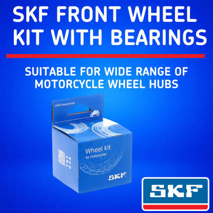 SKF Front Wheel Seals and Bearings Kit for Honda & KTM Models (VKWB-F-20-F), High Performance Wheel Seals and Bearings, Low Friction Superior Contamination Protection (Bearings Included)
