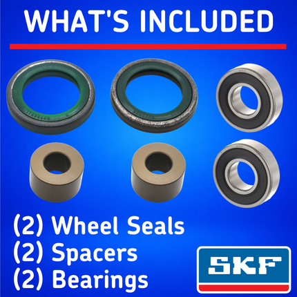SKF Front Wheel Seals, Spacers, Bearings for Honda CR Models VKWB-F-20-HD-B, High Performance Seals and Spacers, Low Friction Superior Contamination Protection (Bearings Included)