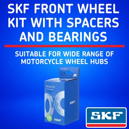 SKF Front Wheel Seals, Spacers, Bearings for Gas Gas (VKWB-F-22-HD-A), High Performance Seals and Spacers, Low Friction Superior Contamination Protection (Bearings Included)