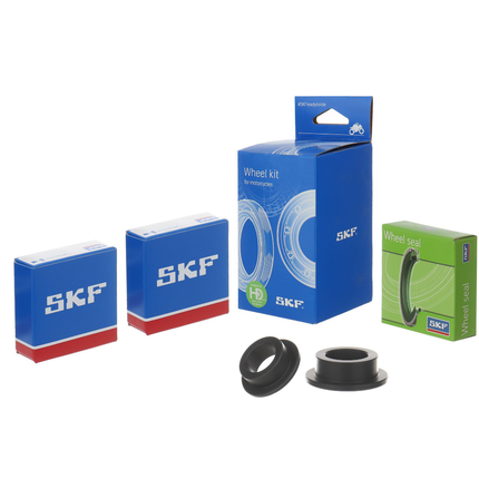 SKF Rear Wheel Seals and Spacers Kit for Honda Cr 85 R (VKWB-R-15-HD-A), High Performance Wheel Seals and Bearings, Low Friction Superior Contamination Protection (Bearings Included)