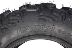 MASSFX ATV TIRE 27X9-14 Single ATV Tire Dual Compound 6-Ply 27X9x14