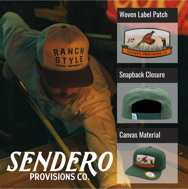 Sendero Bird Hunter Hat - Snapback - Green