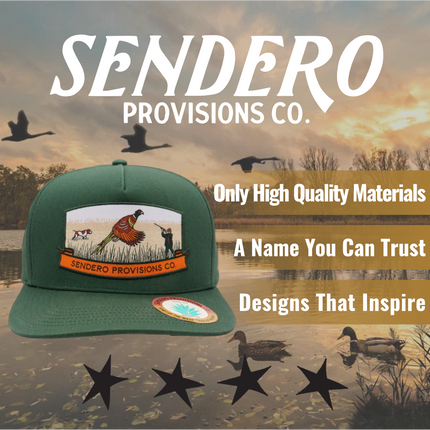 Sendero Bird Hunter Hat - Snapback - Green