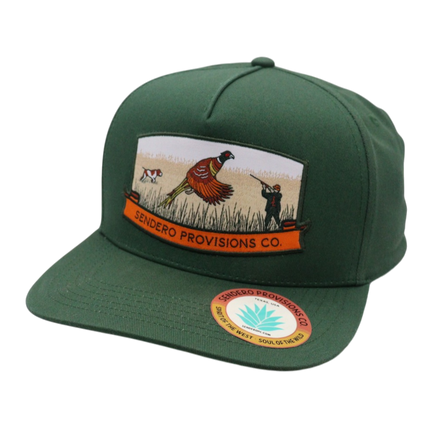 Sendero Bird Hunter Hat - Snapback - Green
