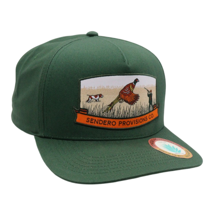 Sendero Bird Hunter Hat - Snapback - Green