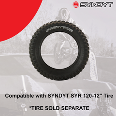 Syndyt SYR 120 12-Inch Off Road Tire BMX Tube - Heavy-Duty Inner Tube for E Balance Bikes and Kids' BMX