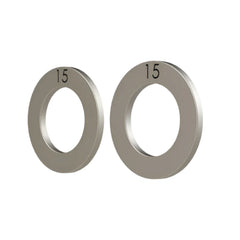 Syndyt Expert 15mm Stainless Steel Axle Washer Kit for 15mm Through Axle Syndyt BMX Bike Systems, Includes 2 Washers