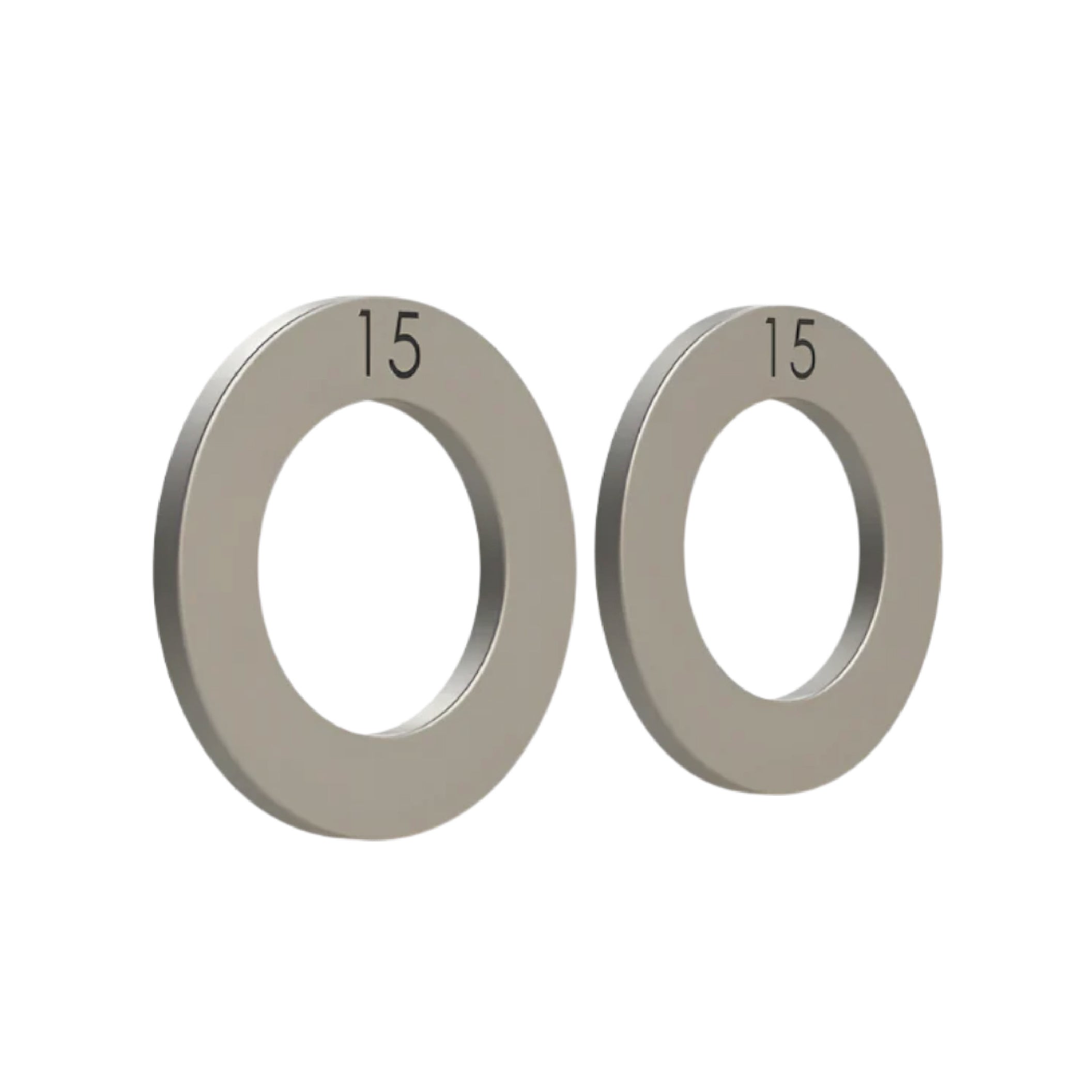 Syndyt Expert 15mm Stainless Steel Axle Washer Kit for 15mm Through Axle Syndyt BMX Bike Systems, Includes 2 Washers