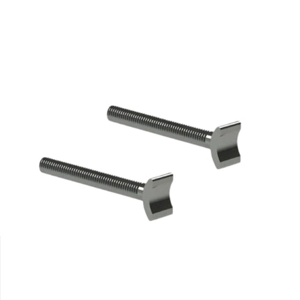 Syndyt Expert BMX Bike  Chain Tensioner Kit - Stainless Steel M6 Tensioner Screws, Aluminum Anodized Adjuster Knob, Compatible with 10mm/15mm/20mm Axle Adaptors