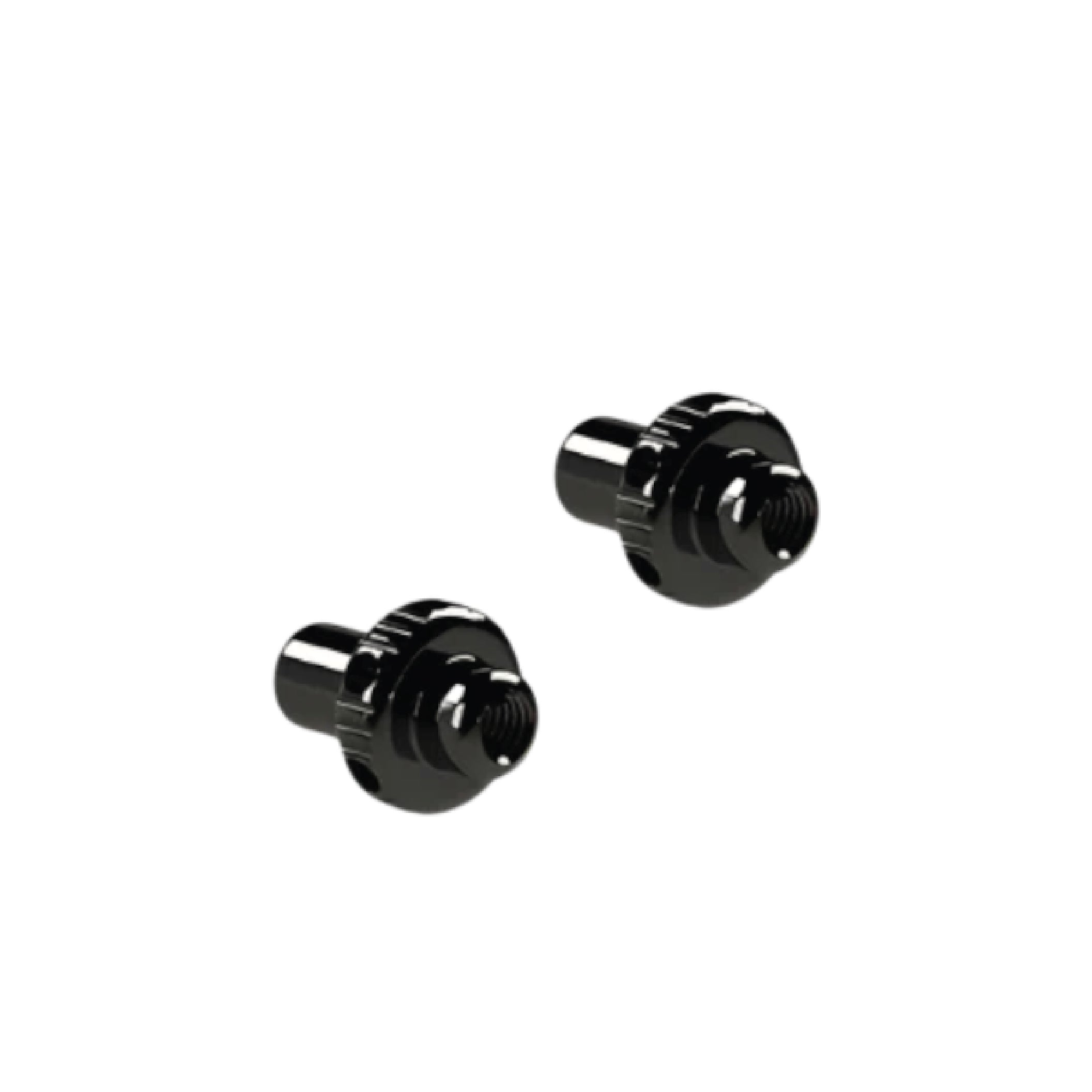 Syndyt Expert BMX Bike  Chain Tensioner Kit - Stainless Steel M6 Tensioner Screws, Aluminum Anodized Adjuster Knob, Compatible with 10mm/15mm/20mm Axle Adaptors