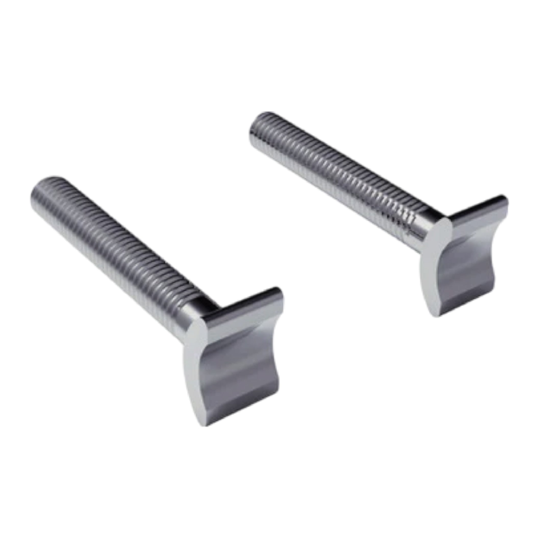 Syndyt BMX Bike Expert Stubby Chain Tensioner Screws - Stainless Steel M6, Low-Profile, Compatible with 10mm/15mm Axle Adaptors for BMX Racing