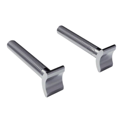 Syndyt BMX Bike Expert Stubby Chain Tensioner Screws - Stainless Steel M6, Low-Profile, Compatible with 10mm/15mm Axle Adaptors for BMX Racing