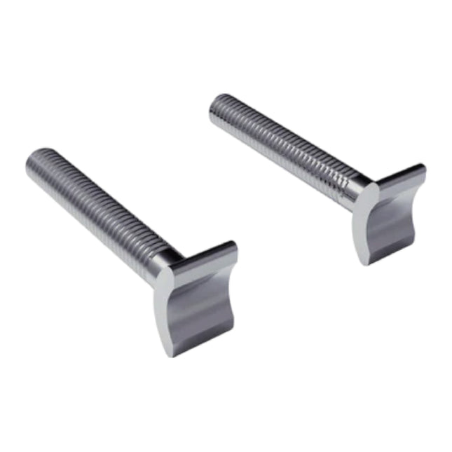 Syndyt BMX Bike Expert Stubby Chain Tensioner Screws - Stainless Steel M6, Low-Profile, Compatible with 10mm/15mm Axle Adaptors for BMX Racing