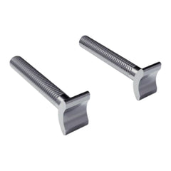 Syndyt BMX Bike Expert Stubby Chain Tensioner Screws - Stainless Steel M6, Low-Profile, Compatible with 10mm/15mm Axle Adaptors for BMX Racing