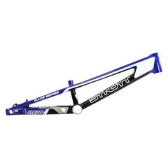 Syndyt 220 Pro 3XL BMX Racing Bike Frame – 22” Top Tube, 6061-T6 Aluminum (4.15 lbs), Tapered 42/52 Head Tube, B52 Tech BB, 10/15/20mm Hubs, 140mm Disc Brake,  Chain Tensioners – Blue Bicycle Frame