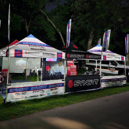 Syndyt Banner (White) - 3x5 ft Vinyl Banner with 5 Grommets, Durable Indoor/Outdoor Sign for Events and Decorations