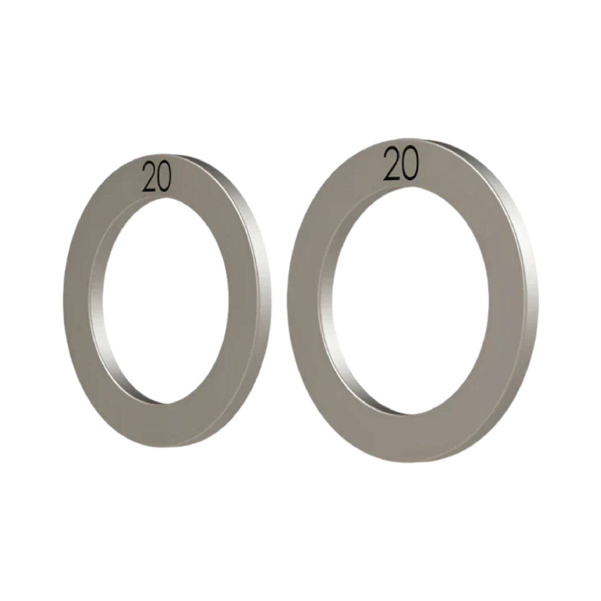 Syndyt Expert 20mm Stainless Steel Axle Washer Kit for 20mm Through Axle Syndyt BMX Bike Systems, Includes 2 Washers