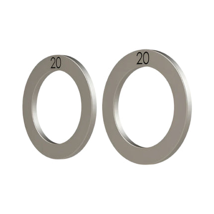 Syndyt Expert 20mm Stainless Steel Axle Washer Kit for 20mm Through Axle Syndyt BMX Bike Systems, Includes 2 Washers