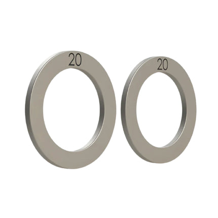 Syndyt Expert 20mm Stainless Steel Axle Washer Kit for 20mm Through Axle Syndyt BMX Bike Systems, Includes 2 Washers